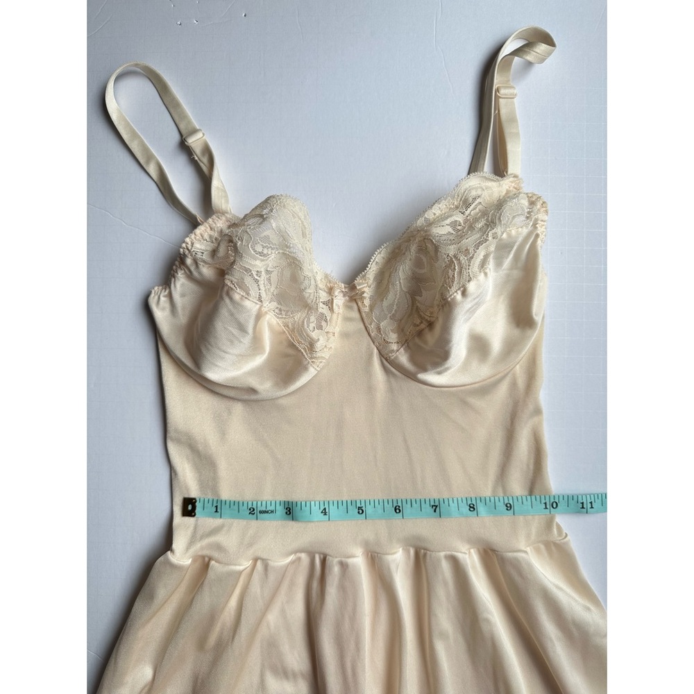 Timeless OLGA Cream Lace Trim Slip Dress Size 36B / Small - Picture 3 of 8